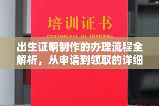 分宜出生证明制作的办理流程全解析，从申请到领取的详细指南