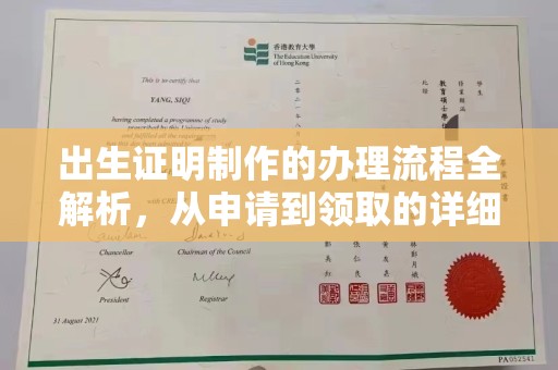 彭阳出生证明制作的办理流程全解析，从申请到领取的详细指南