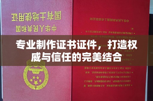万安专业制作证书证件，打造权威与信任的完美结合