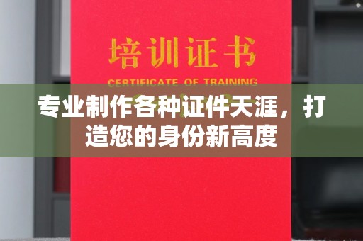 云龙专业制作各种证件天涯，打造您的身份新高度
